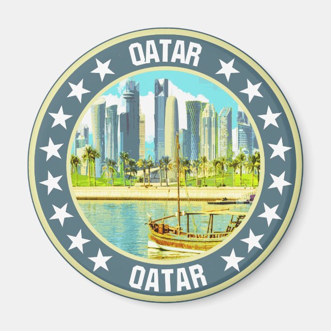 Qatar                                              magnet (Front)
