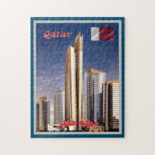 Qatar - Panorama - Skycrapers - Jigsaw Puzzle