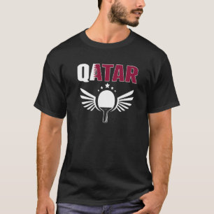 Qatar Ping Pong  Proud Qatari Table Tennis Support T-Shirt