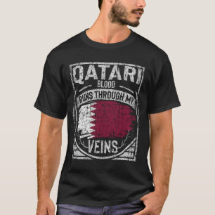 Qatari Blood Runs Through My Veins T-Shirt
