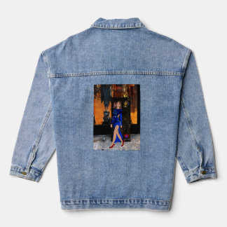 Qc lady Lee Mariie's creative designs Denim Jacket