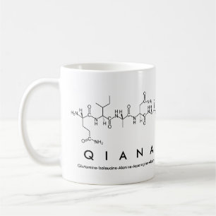 Qiana peptide name mug