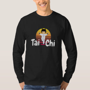 Qigong Tai Chi for men women and kids on back T-Shirt