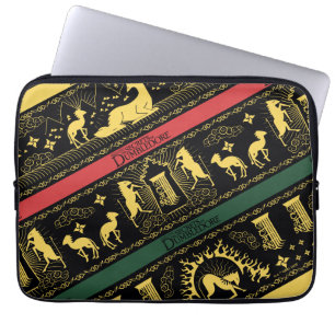 Qilin Layered Pattern Laptop Sleeve