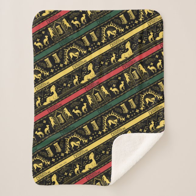 Qilin Layered Pattern Sherpa Blanket (Front)