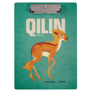 Qilin Vintage Graphic Clipboard