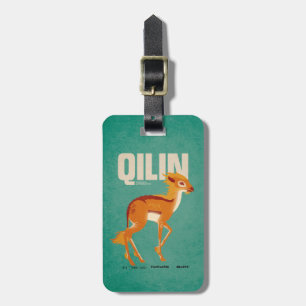 Qilin Vintage Graphic Luggage Tag