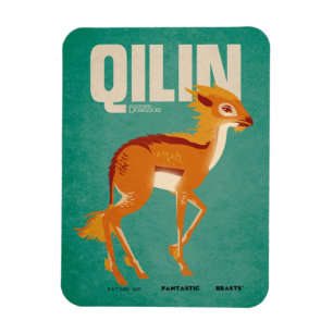 Qilin Vintage Graphic Magnet