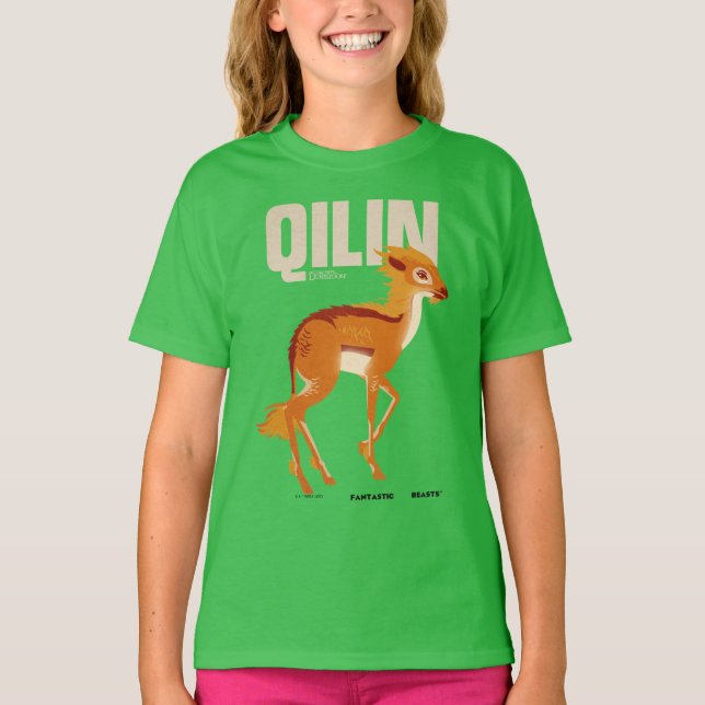 Qilin Vintage Graphic T-Shirt (Front)