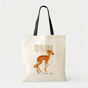 Qilin Vintage Graphic Tote Bag