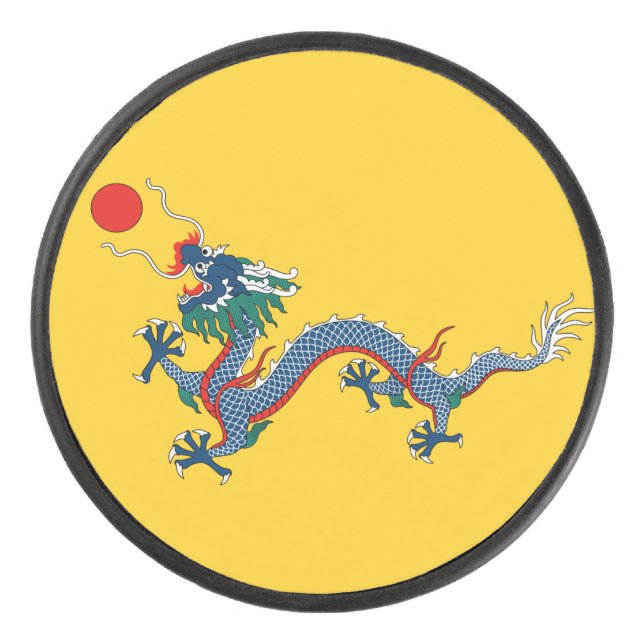 Qing Dynasty (1890-1911) flag Puck (Front)