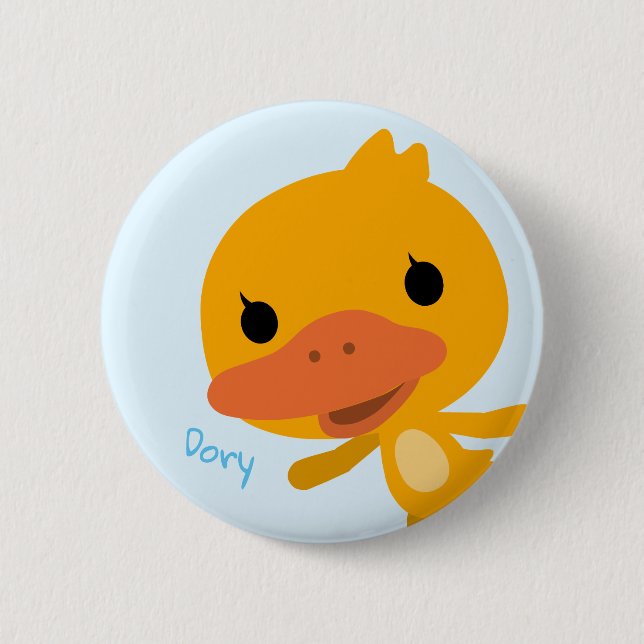 Qkids Dory Duck button (Front)