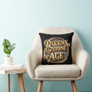 QOTSA Design Black Cushion
