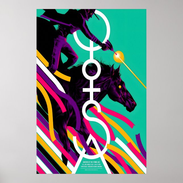 QOTSA REPRODUCTION Gig Poster Matte  Art Print (Front)