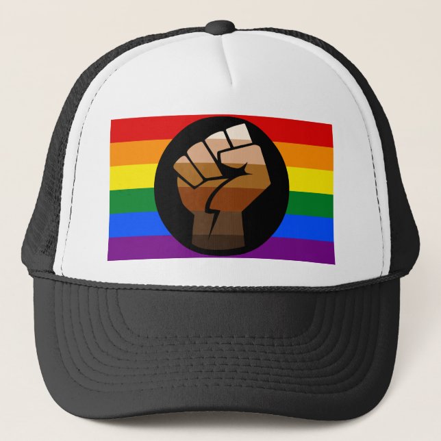 QPOC Pride Trucker Hat (Front)