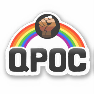 QPOC Progress Pride Sticker
