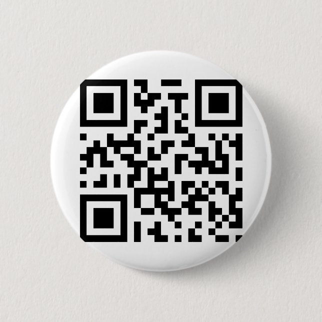 QR соde. Qr-code. Barcode 6 Cm Round Badge (Front)