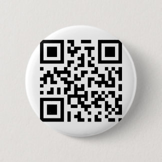 QR соde. Qr-code. Barcode 6 Cm Round Badge
