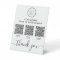 QR Barcode Payment Business Pedestal Sign