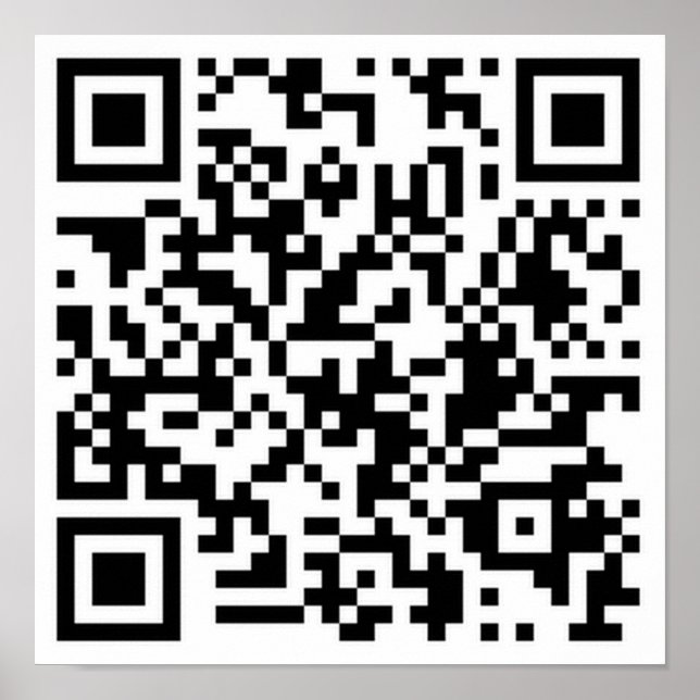 QR Code \1 Poster (Front)