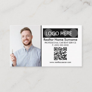 Qr code Add Photo Insert Logo Rent a car