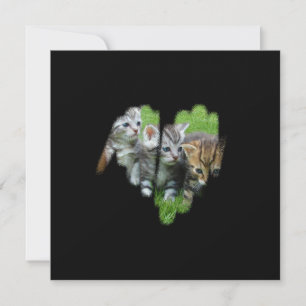 Qr Code Amazing Black Graffiti Heart Frame Card