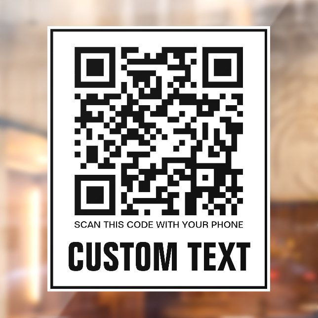 QR code and custom text scan this code (Sheet 2)