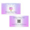 QR Code Bakery Purple Cake Glitter Drips Dessert