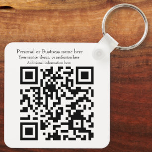 QR code Basic business Key Ring
