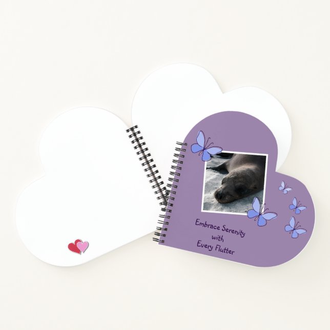 QR Code Blue Butterfly Flutter Journal (Inside)