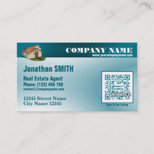 QR code business card (Custom QR code offered)