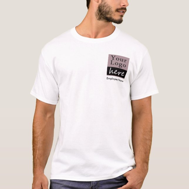 QR code Business Event Your Logo T-Shirt (Front)