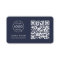QR Code Business Logo | Navy Modern Professional