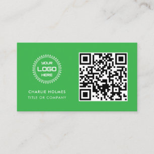 QR Code Business Logo   Professional & Modern  Card