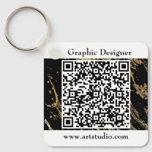 QR code Business Marketing Promotion Key Ring