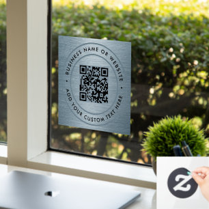 QR Code   Business Minimal Scannable Round