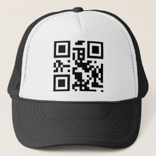 QR code "call me" cap