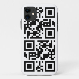 QR code "call me" iphone 5 iPhone 11 Case