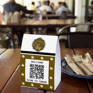 QR code coffee shop scan to order