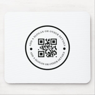 QR Code Company Website Promo mouse pad