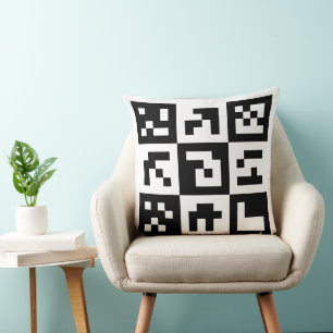 qr code cushion