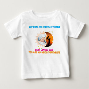 QR Code Custom Photo Father's Day Kid's T Shirt