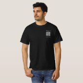 QR Code Custom Text Business Promotional T-Shirt (Front Full)