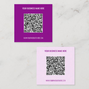 QR Code Custom Text Design Your Own Business Card