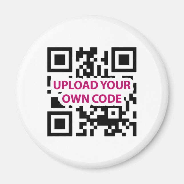 QR Code Customisable Magnet (Front)