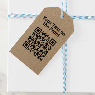 QR Code Design Gift Tags