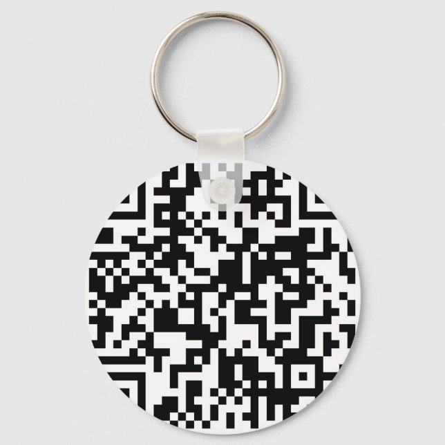 QR code design Key Ring (Front)