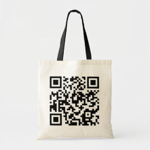 QR code Design Tote:Best on Black or Light Colours Tote Bag