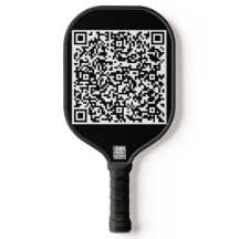 QR Code, Digital Electronics Pickleball Paddle