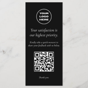 QR Code Flyer for Server Books with Checks or Menu